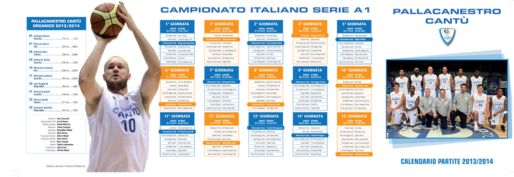 calendario Serie A Beko Pallacanestro Cant - Proteina CReativa